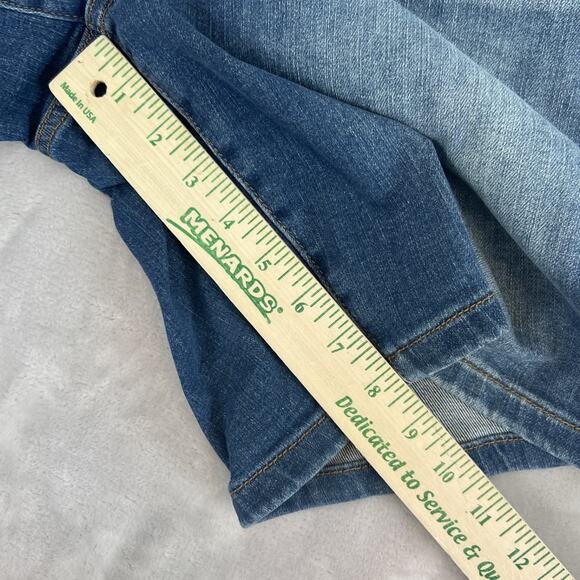 Judy Blue Shorts Womens 3XL Blue Denim Bermuda Tummy Control Hi Rise Stretch - Picture 4 of 11